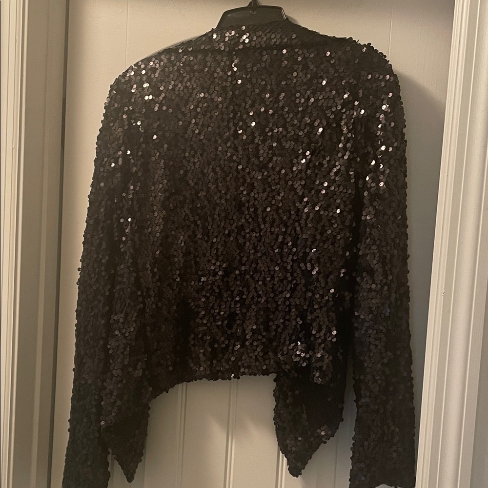 Black Sequin Jacket - image 6
